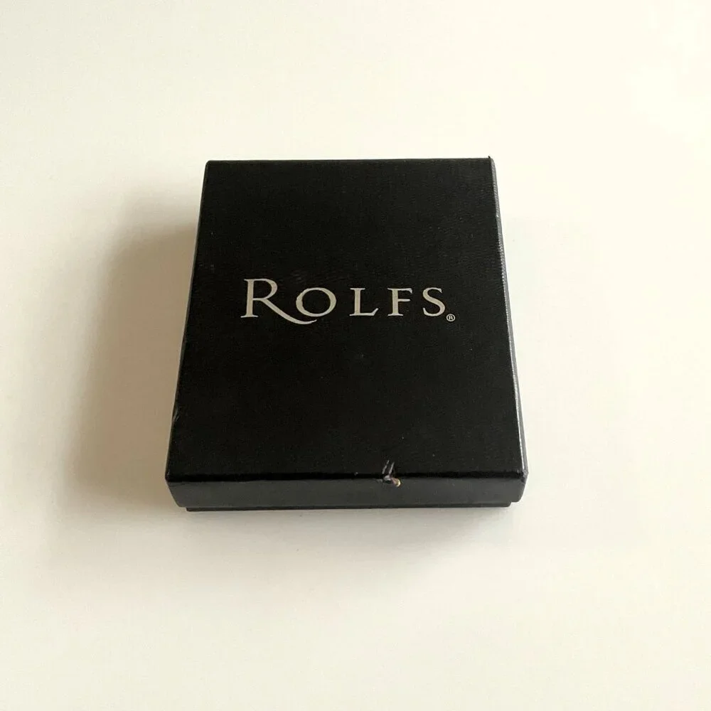 ROLFS GENIUNE LEATHER TRI FOLD WALLET BROWN
